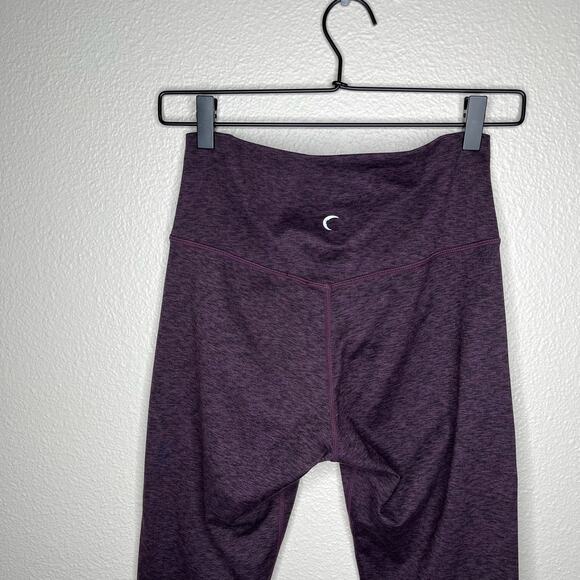 ZYIA ACTIVE 7/8 Leggings Heathered Plum Size 6-8 - Picture 6 of 10